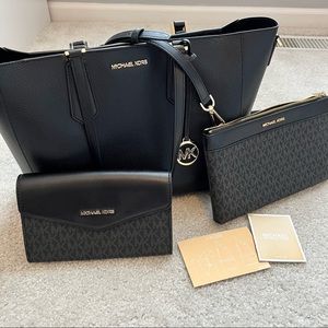 MICHAEL KORS 3 in 1 tote bag, black
